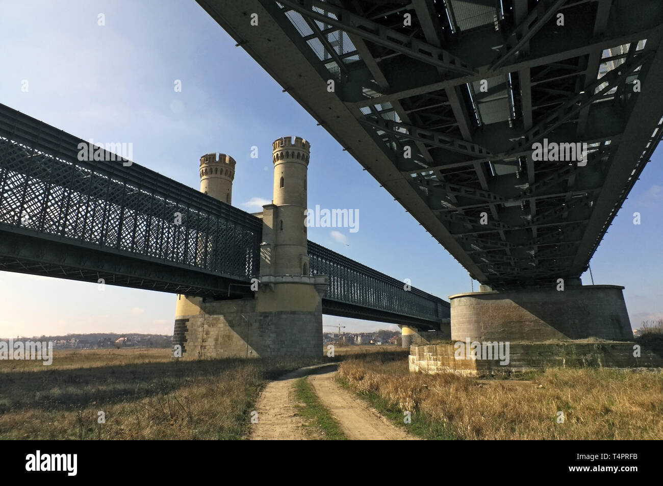 #Tczew #oldBridge #lisewski Foto Stock