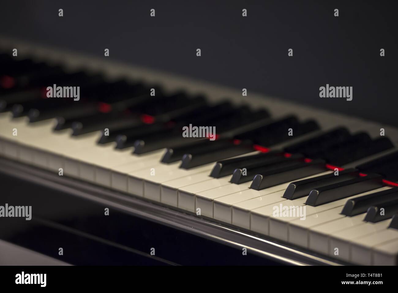Tastiera di pianoforte Foto Stock