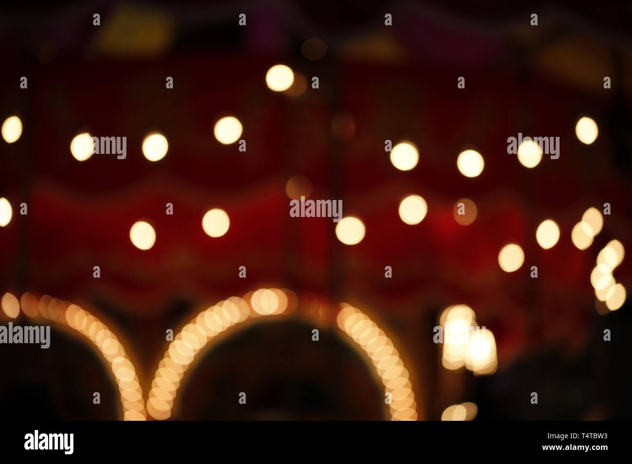 Luce astratta di notte, Bokeh di fondo Foto Stock