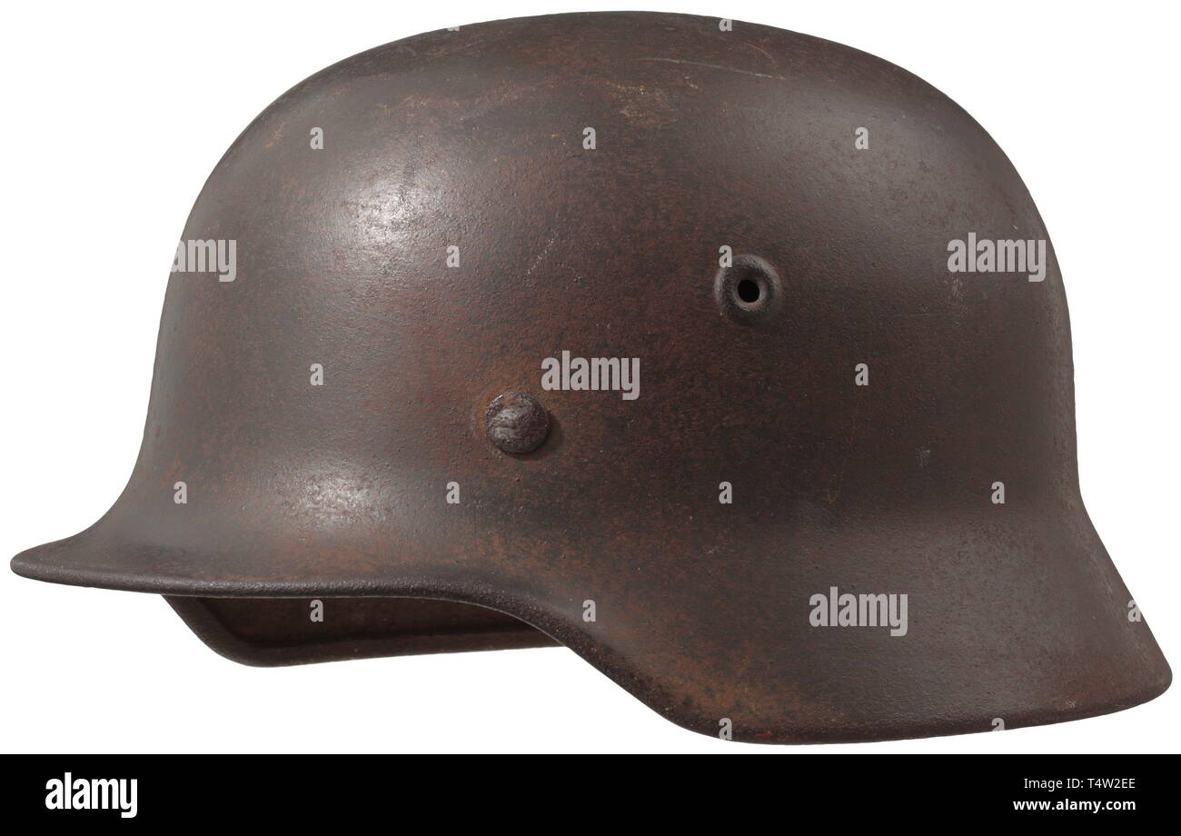 Giubbotti antiproiettile, caschi, Tedesco acciaio casco M40, Editorial-Use-solo Foto Stock