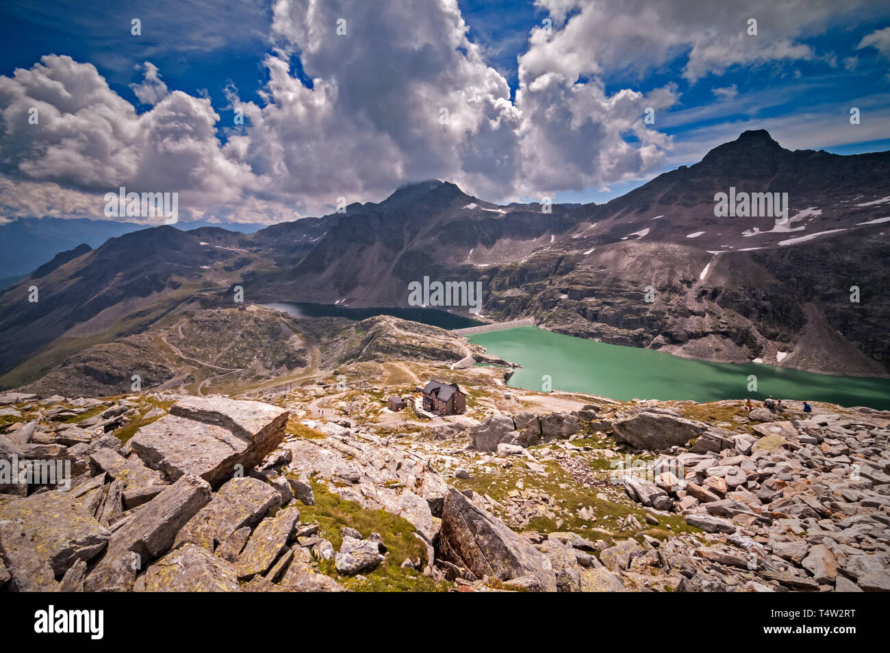 Escursioni a Mölltaler Gletscher (ghiacciaio Moelltal) Foto Stock