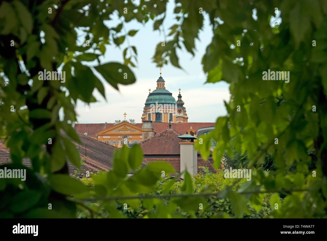 Il monastero di Melk (Stiftung Melk in Austria Foto Stock