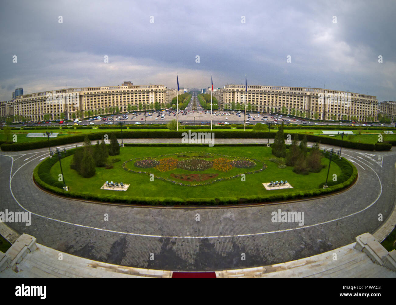 Il Parlamento rumeno Foto Stock