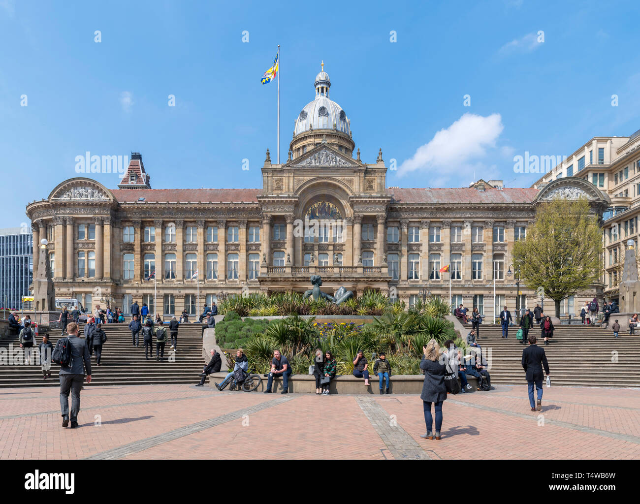 Birmingham City Council House, sede del governo locale su Victoria Square, Birmingham, West Midlands, England, Regno Unito Foto Stock