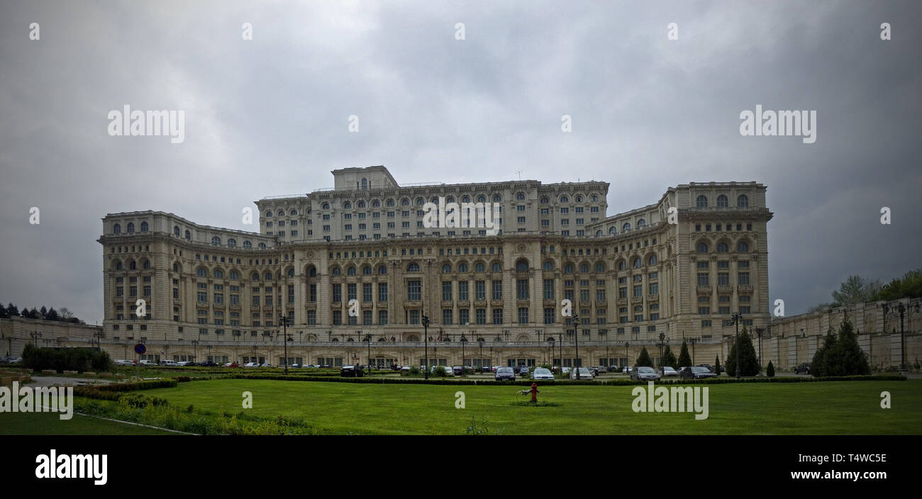 Il Parlamento rumeno Foto Stock