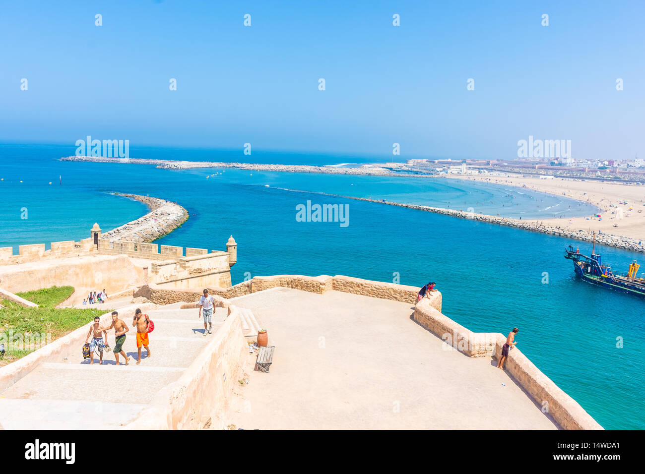 Spiaggia di Rabat, Marocco Foto Stock