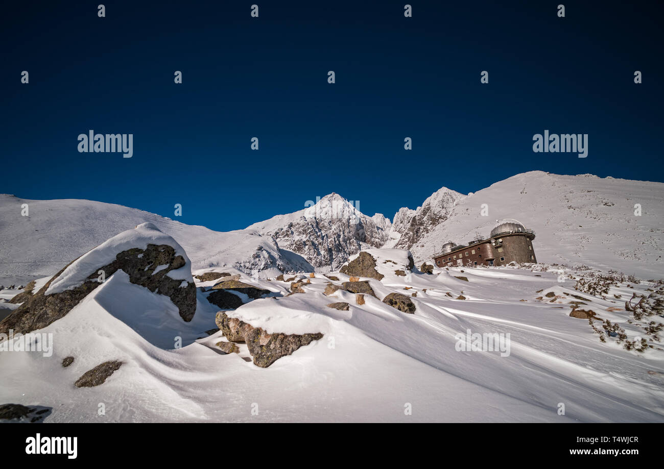 I monti Tatra (Vysoké Tatry) in Slovacchia Foto Stock