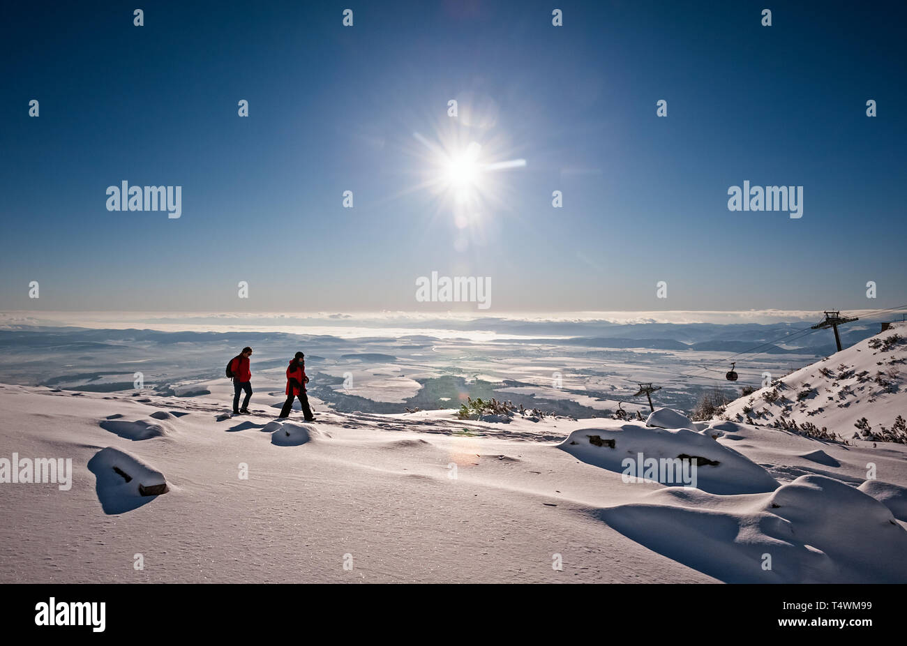 I monti Tatra (Vysoké Tatry) in Slovacchia Foto Stock