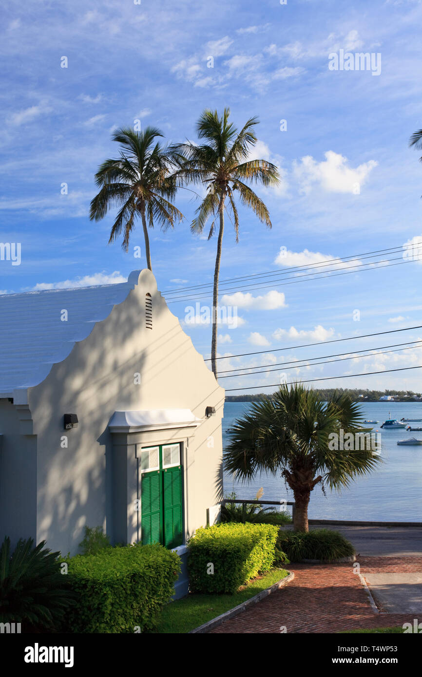 Bermuda, sud della costa sabbiosa di parrocchia, St James Foto Stock