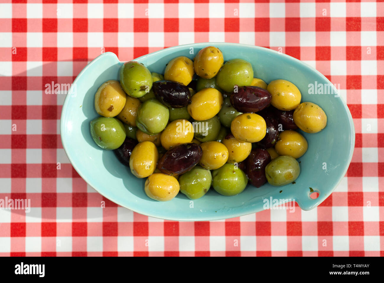 Dissotterrato mercato olive mix Foto Stock