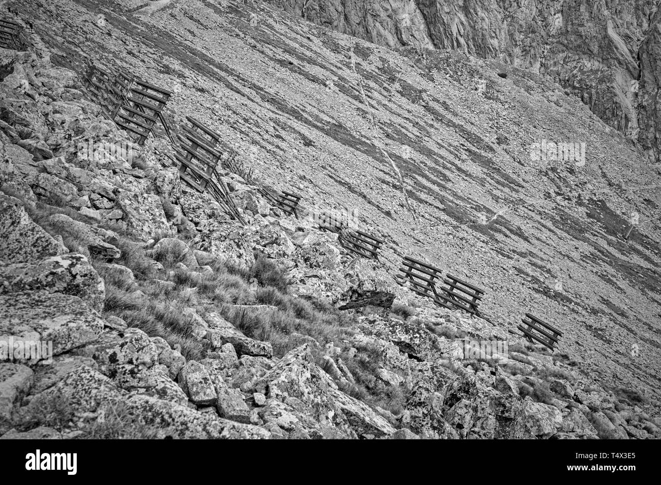 La Sella Lomnic in Slovacchia Foto Stock