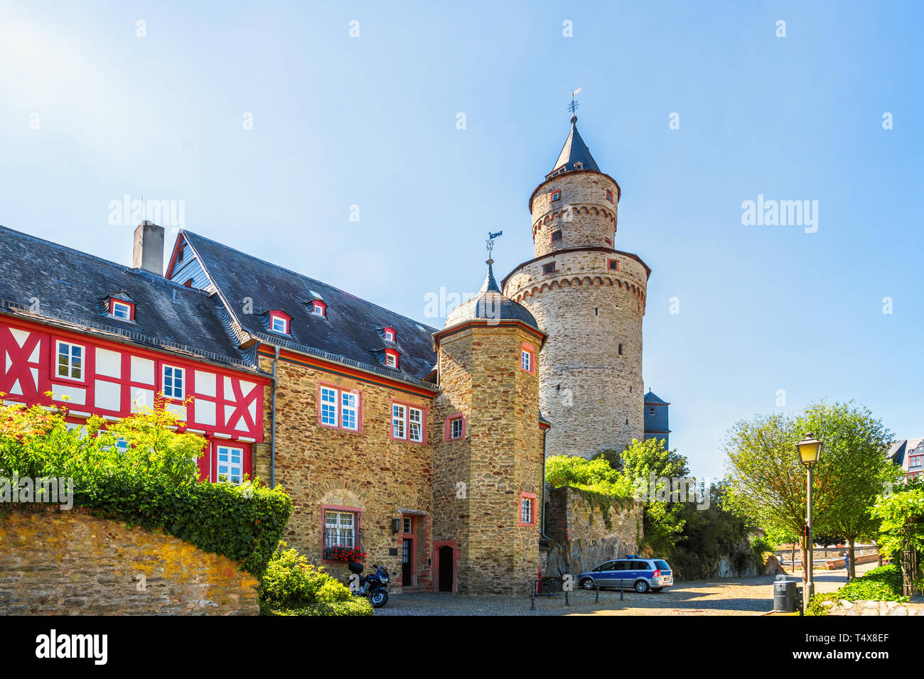 Torre della strega, Idstein, Germania Foto Stock