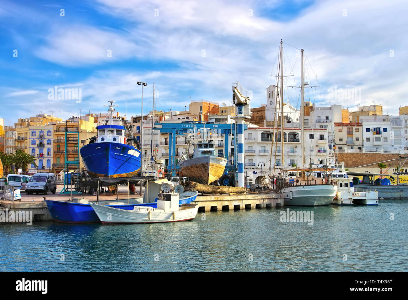 L'Ametlla de Mar vicino a Tarragona, Costa Dorada, la Catalogna in Spagna Foto Stock