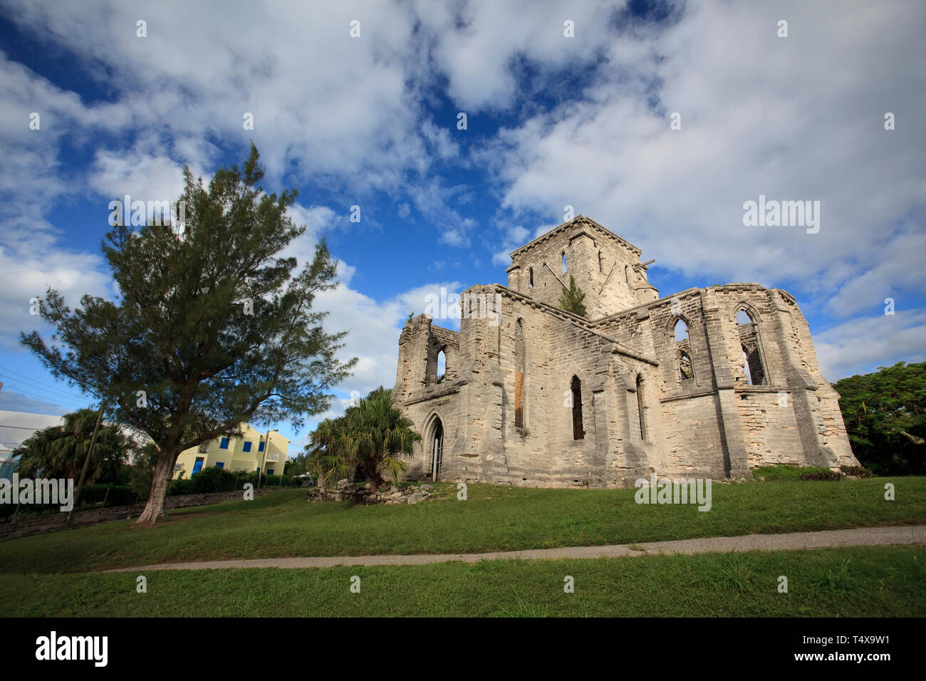 Bermuda, South Coast, San Giorgio, parrocchiale incompiuta Chiesa Foto Stock