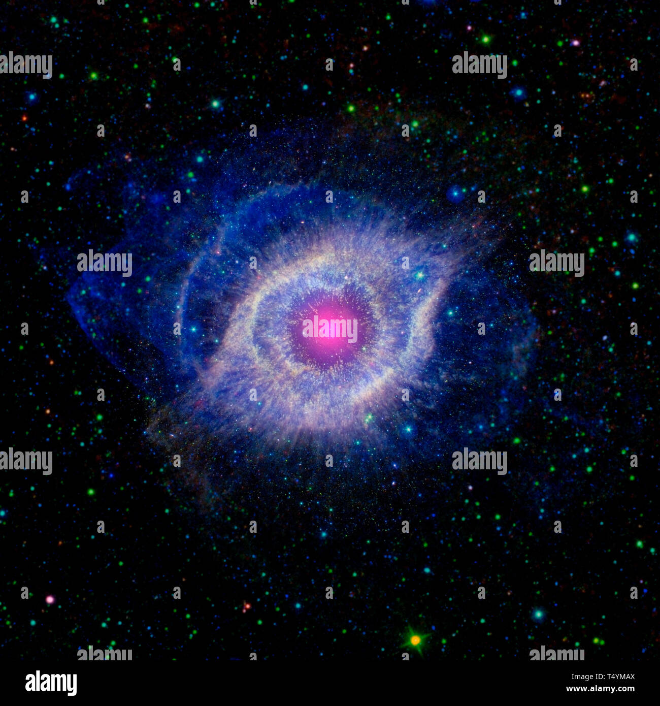 Galaxy in forma di occhio. Foto Stock