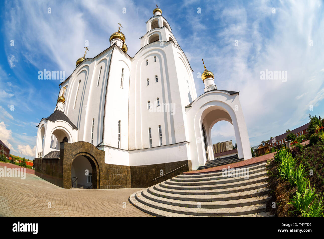 Holy-Varsonofievsky Pokrovo-Selischenskiy convento in Mordovia, Russia Foto Stock