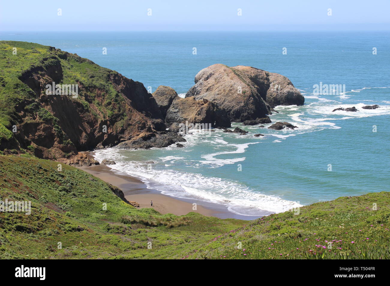 Bird Island, Fort Barry, Marin Headlands, California Foto Stock