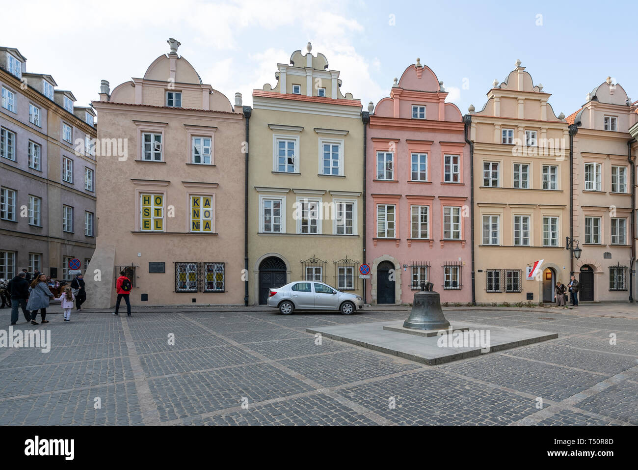 Varsavia, Polonia. Aprile, 2018. La campana dei desideri Foto Stock