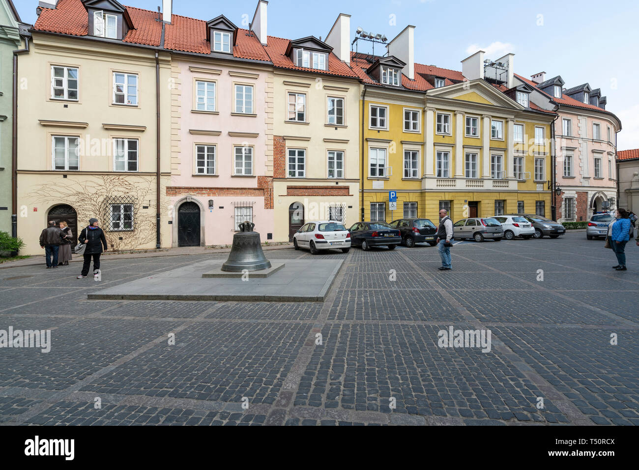 Varsavia, Polonia. Aprile, 2018. La campana dei desideri Foto Stock