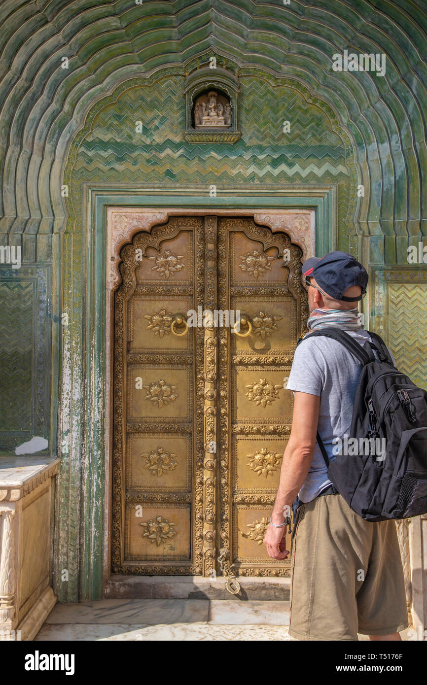 India Rajasthan, Jaipur, City Palace (MR) Foto Stock