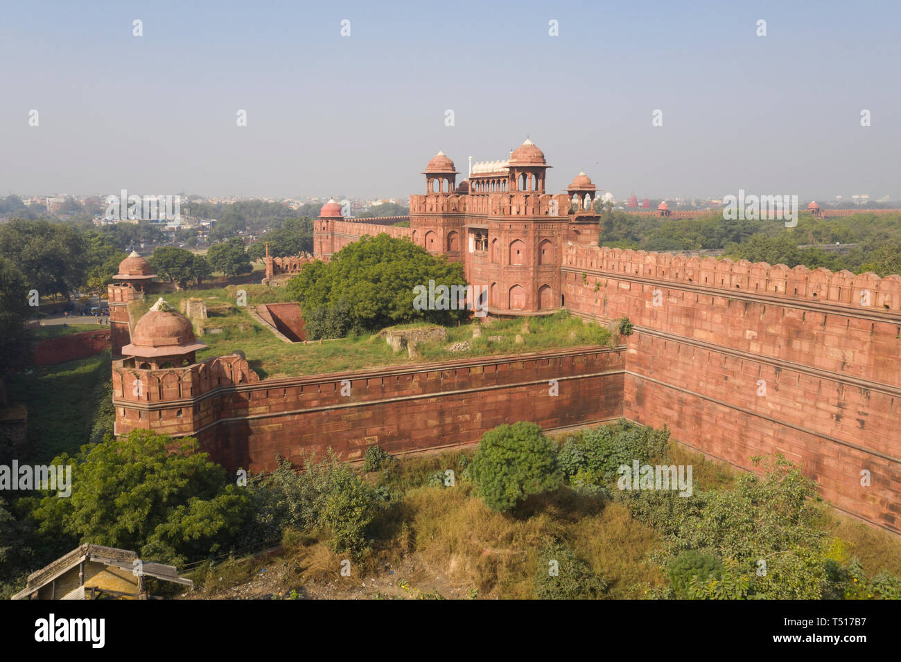 India, Nuova Delhi, Fort rosso Foto Stock