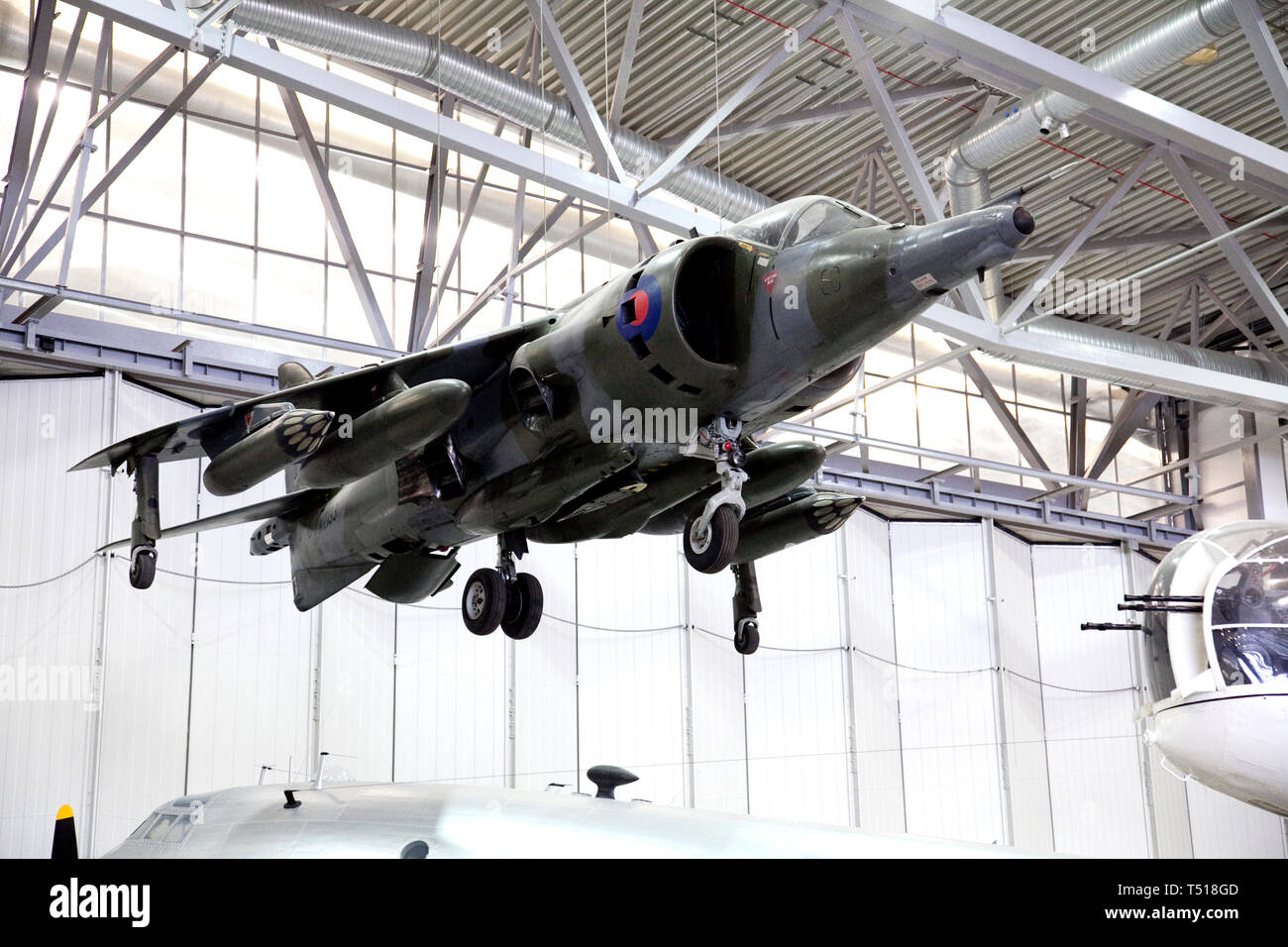 American Air Museum a Duxford Imperial War Museum,Cambridgeshire, Inghilterra. Foto Stock