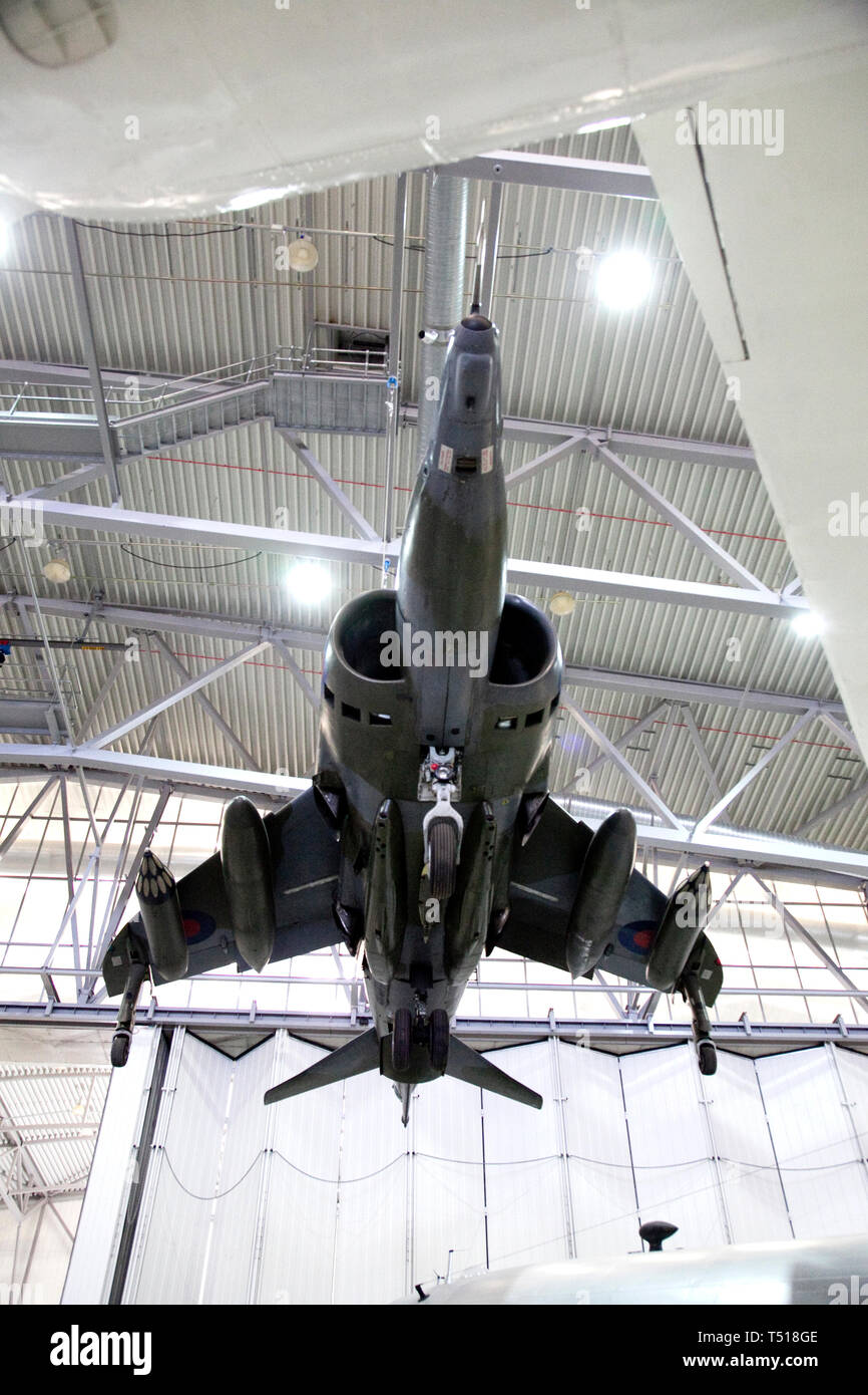 American Air Museum a Duxford Imperial War Museum,Cambridgeshire, Inghilterra. Foto Stock