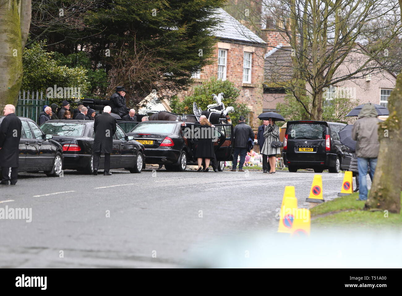 Liverpool,comico britannico Ken Dodds funerale nella città di credito Fairbrother Ian/Alamy Stock Foto Foto Stock