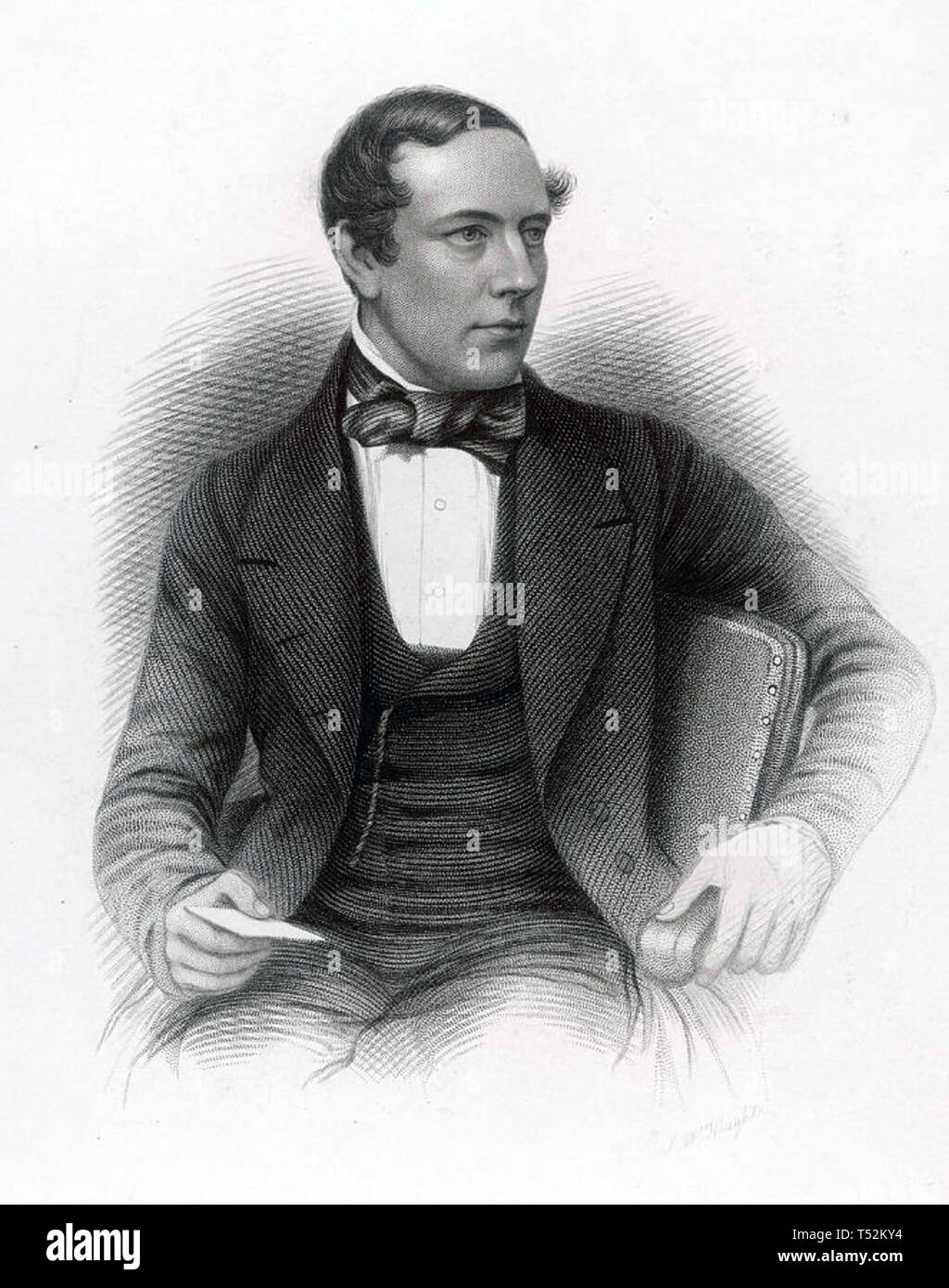 JOHN NICHOLSON (1821-1857) Brigadier-General nel Bengala esercito che schiacciato l ammutinamento indiano del 1857 Foto Stock