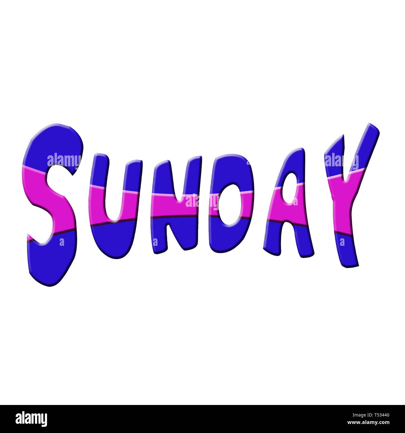 Stile di scrittura con fantastici colori Foto Stock