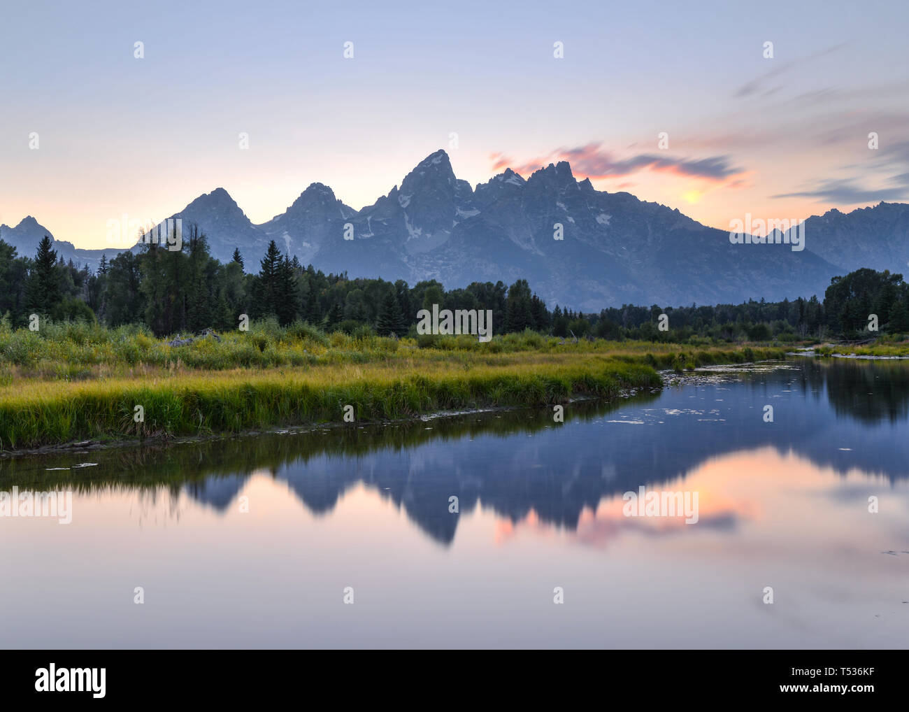Stampa Su Tela LevvArts – Grand Teton National Park – Oxbow Bend – 61x121,9 Cm – Decorazione Da Parete Per Soggiorno