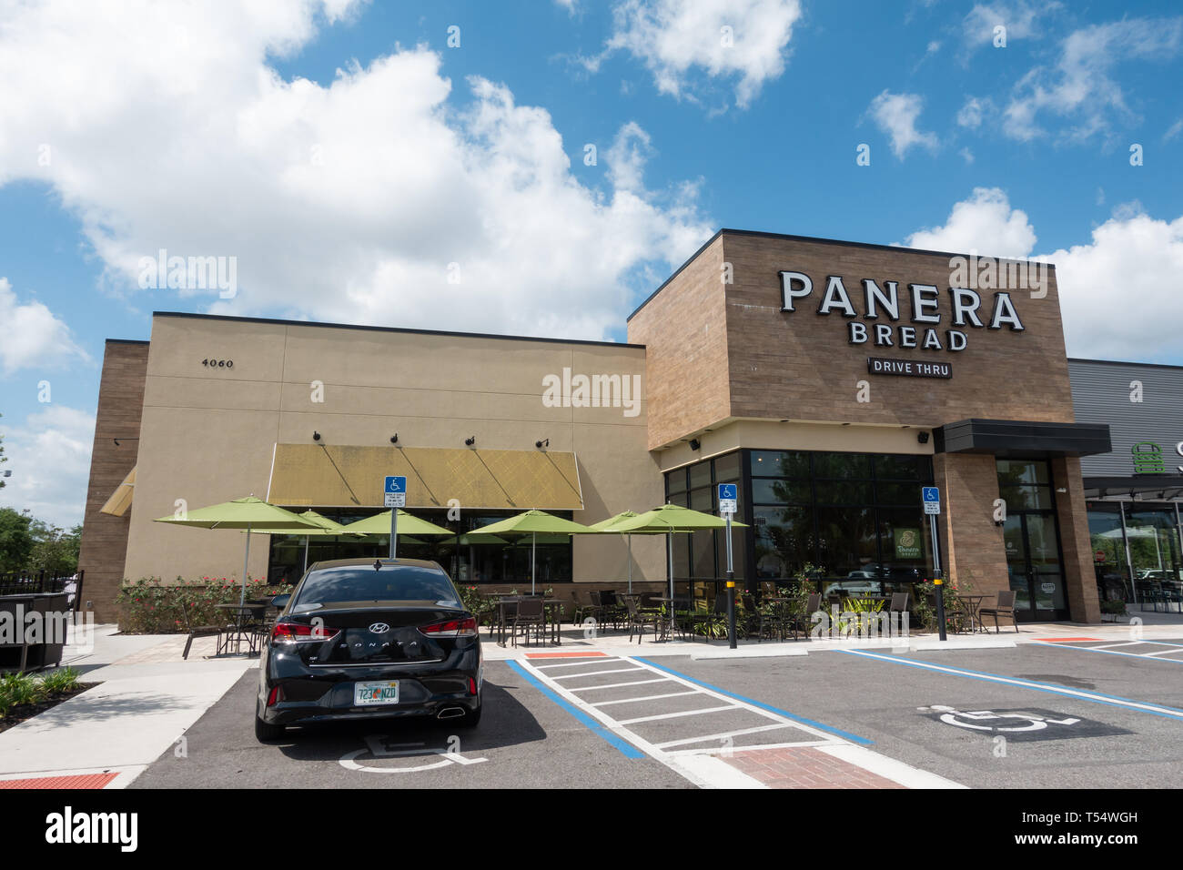 Orlando, FL/Stati Uniti - 04/18/2019: Panera Bread Company è una catena americana bakery-café fast ristoranti informali con oltre 2.000 sedi. Foto Stock