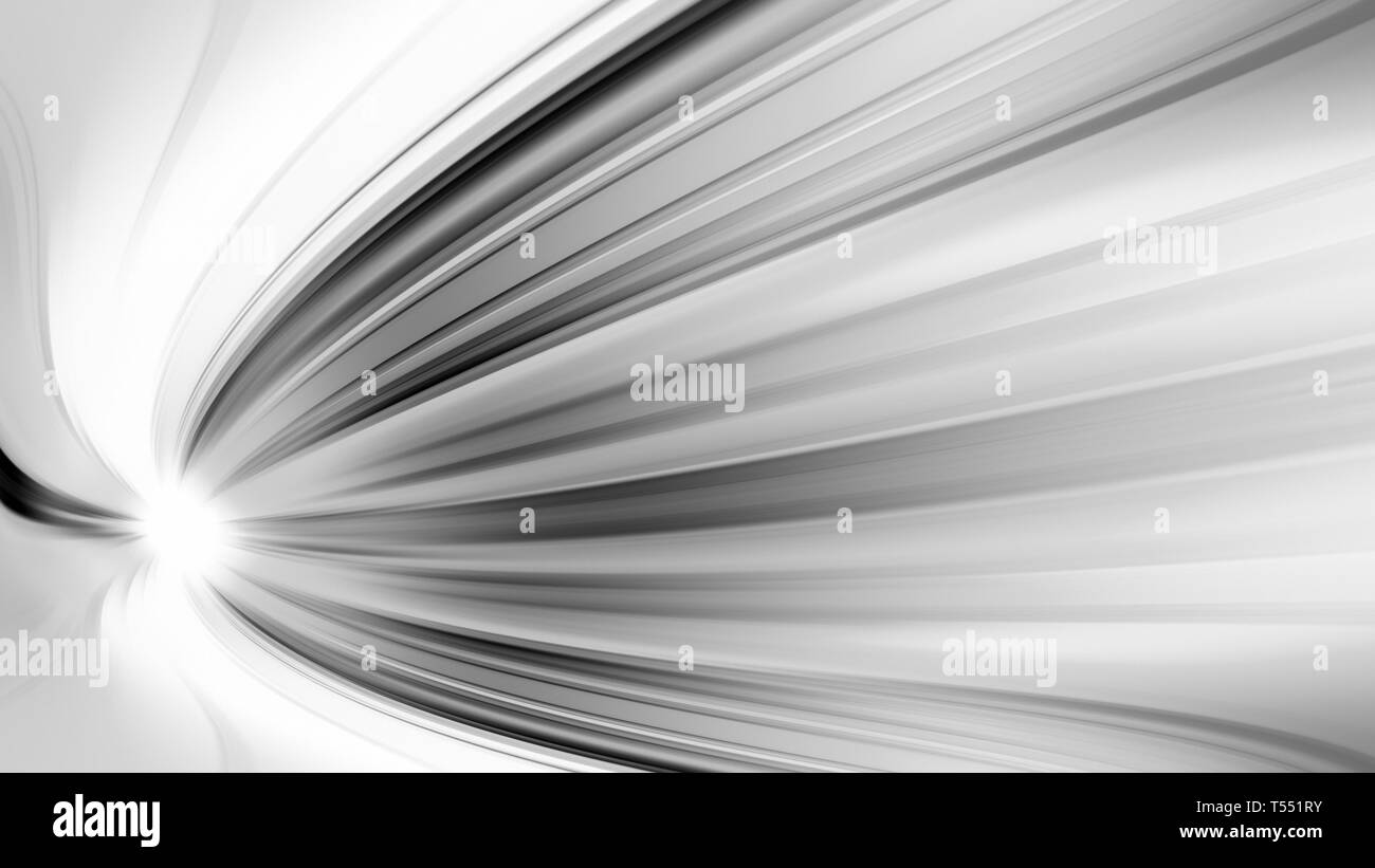 Incandescenza linee di sfocatura dello sfondo astratto. Il rendering 3D Foto Stock
