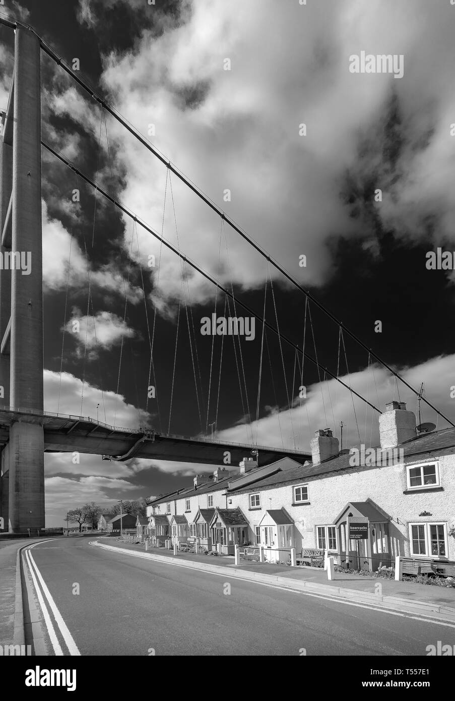 Il Humber Bridge Foto Stock