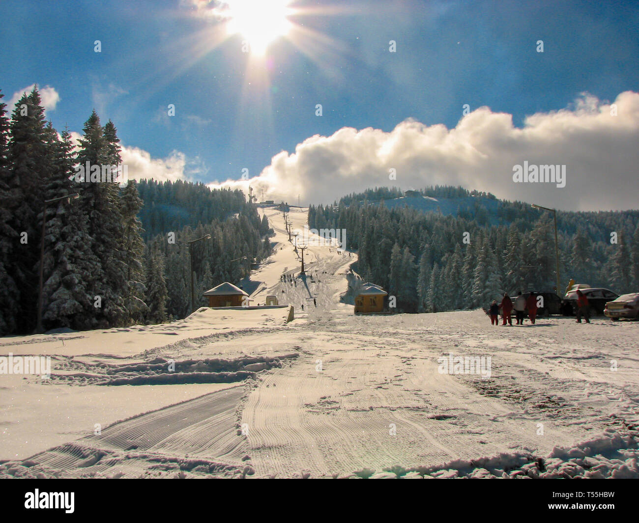 Ilgaz Mountain Ski Resort e Parco Nazionale, Kastamonu, Turchia Foto Stock