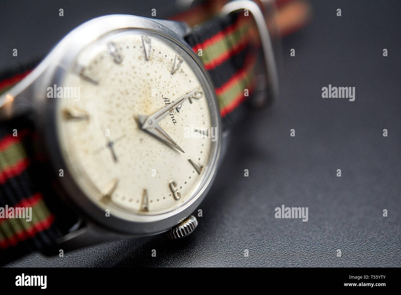Vintage alpina 4 watch Foto Stock