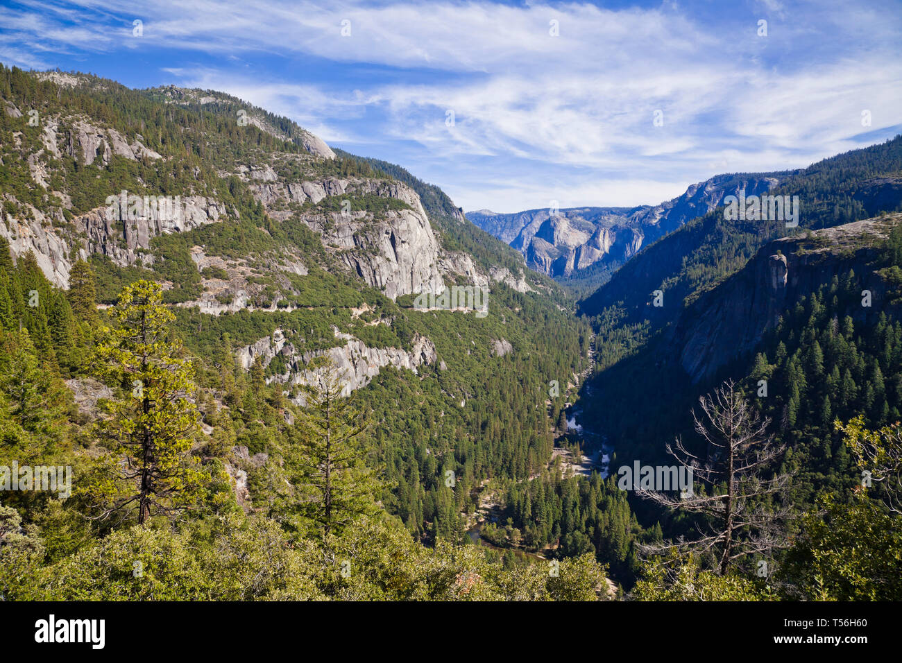 Parco Nazionale di Yosemite in California della Sierra Nevada Foto Stock