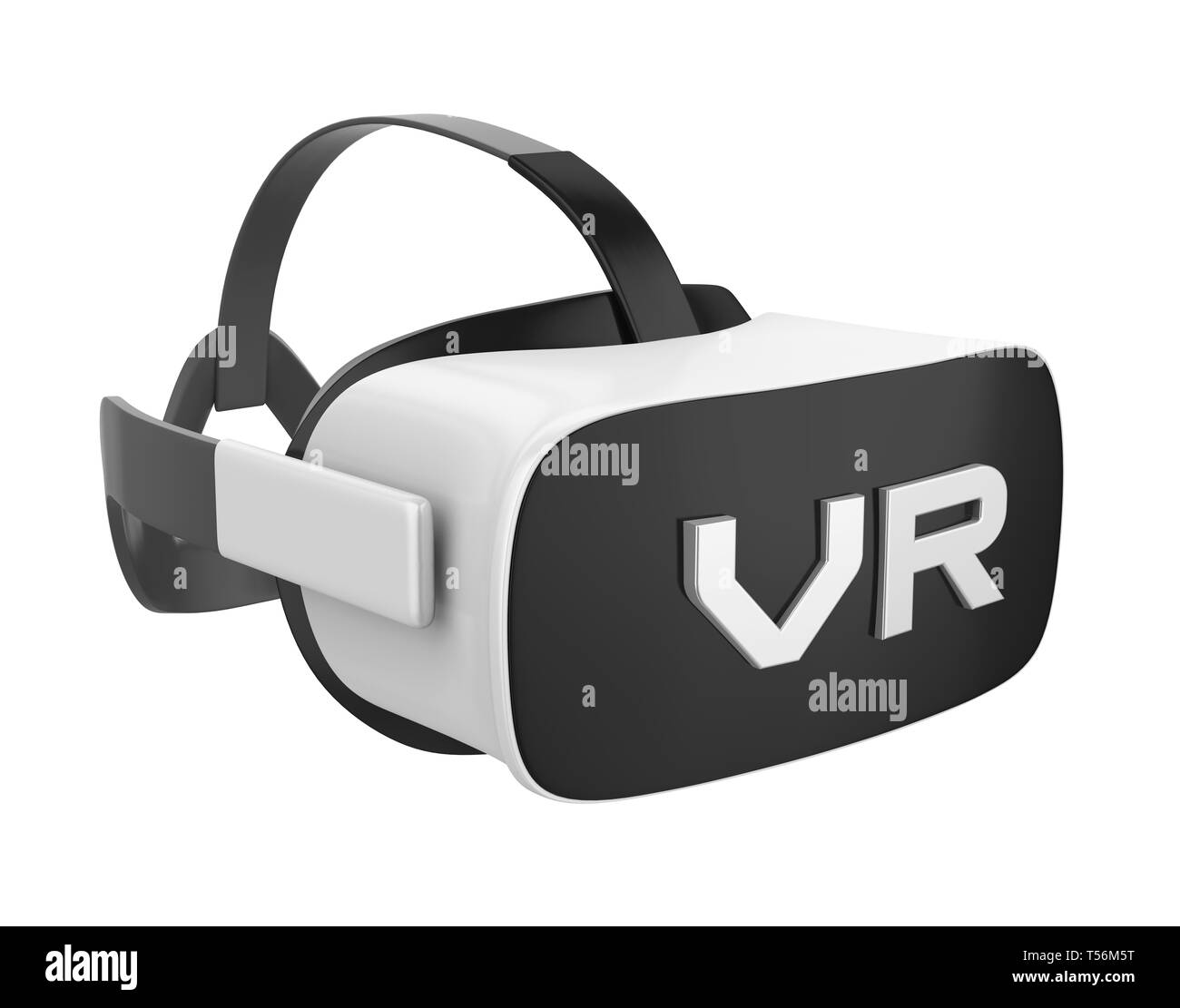 Realtà virtuale isolato auricolare Foto Stock