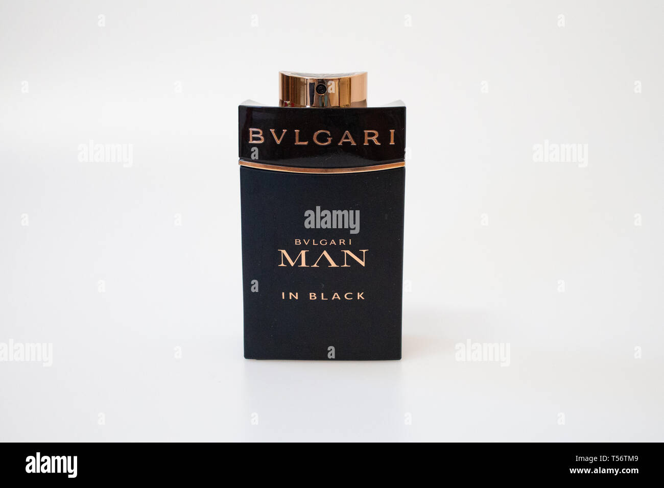 BVLGARI Man in Black Foto Stock
