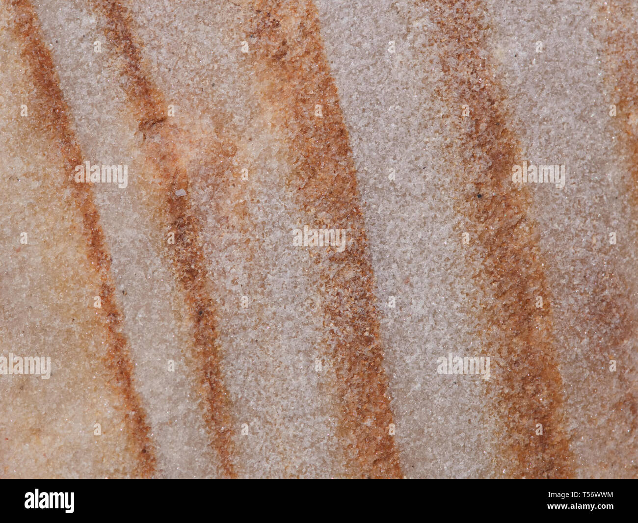 White rock close up mostra rock texture e ampia rossa verticale strisce Arancione trovato il deserto al Red Rock Canyon, Las Vegas, Nevada Foto Stock