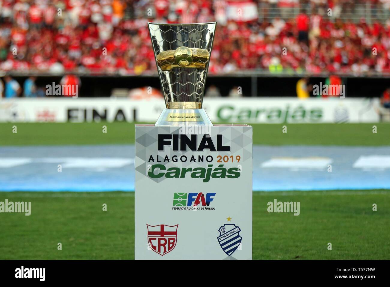 AL - Maceio - 04/21/2019 - Alagoano 2019, CRB x CSA - Campione del Campionato Alagoano 2019 a Rei Pel Stadium foto: Itawi Albuquerque / AGIF Foto Stock