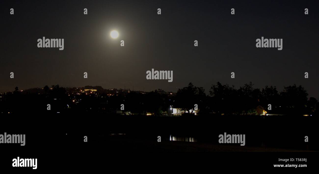 Luna piena Foto Stock