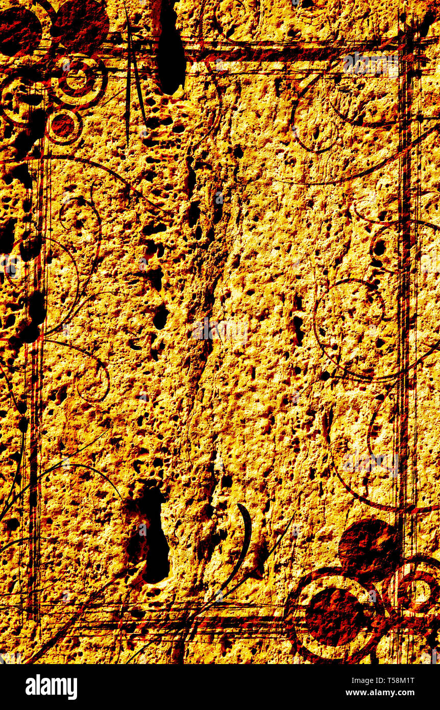 Textured background con vettori per i vostri messaggi e disegni Foto Stock