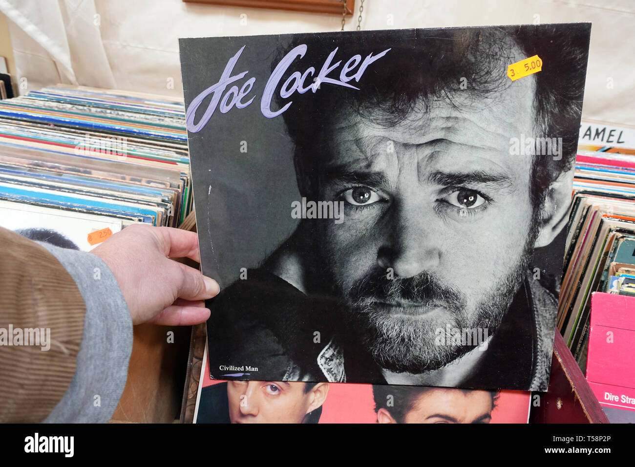 Album: Joe Cocker - uomo civilizzato Foto Stock