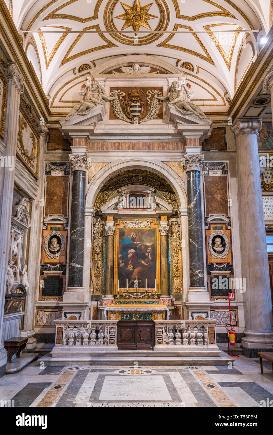 Patrizi cappella nella basilica di Santa Maria Maggiore in Roma, Italia. Aprile-06-2019 Foto Stock