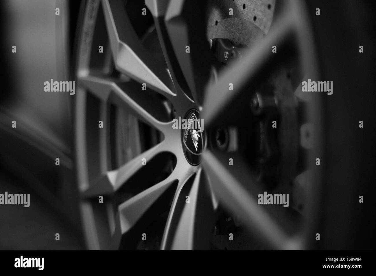 Lamborghini Aventador Foto Stock