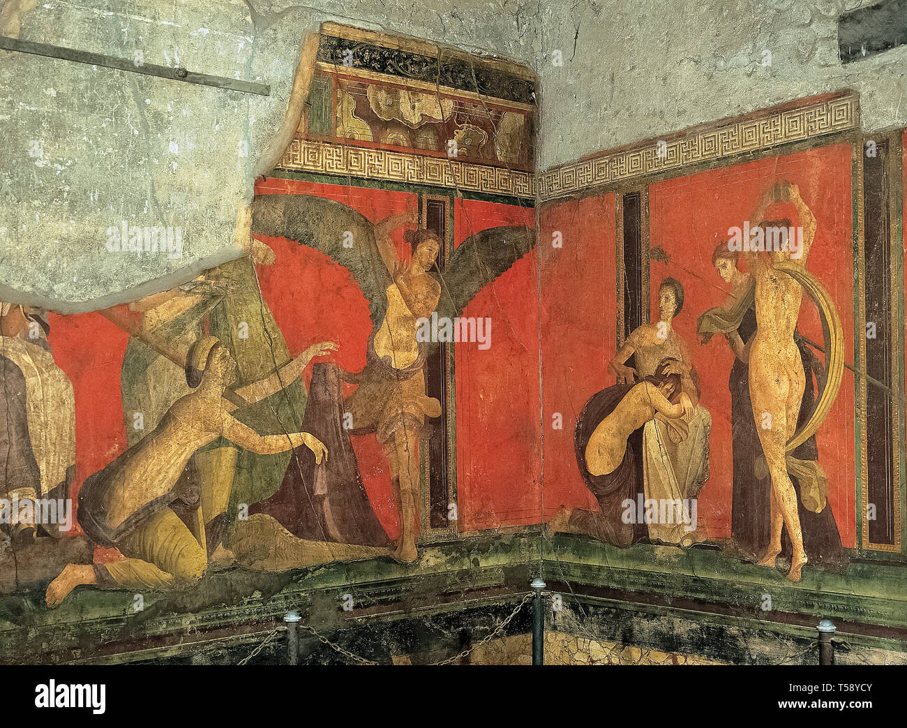 Italia Campania Pompei - Villa dei Misteri Foto Stock