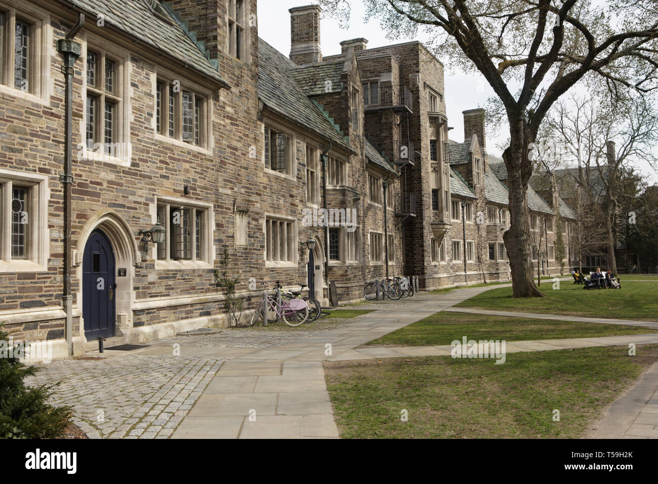 Princeton University Campus. Piccola Hall Foto Stock