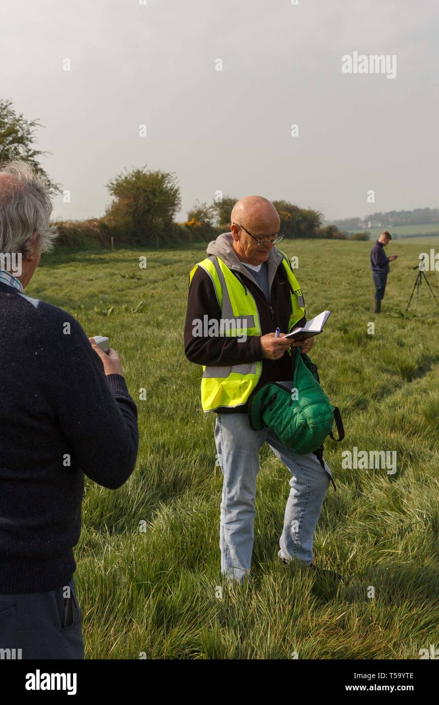 Cork, Irlanda, 22 Aprile, 2019. Lunedì di Pasqua trascinare Hunt, Killcully, sughero. Foto Stock