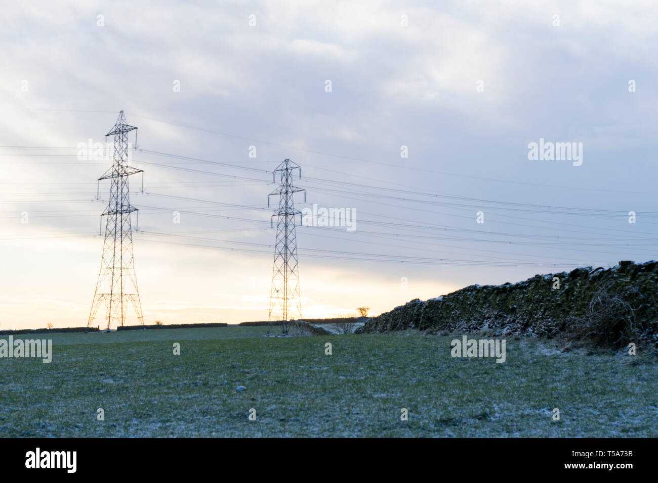Paesaggio rurale attorno Penistone, England, Regno Unito Foto Stock